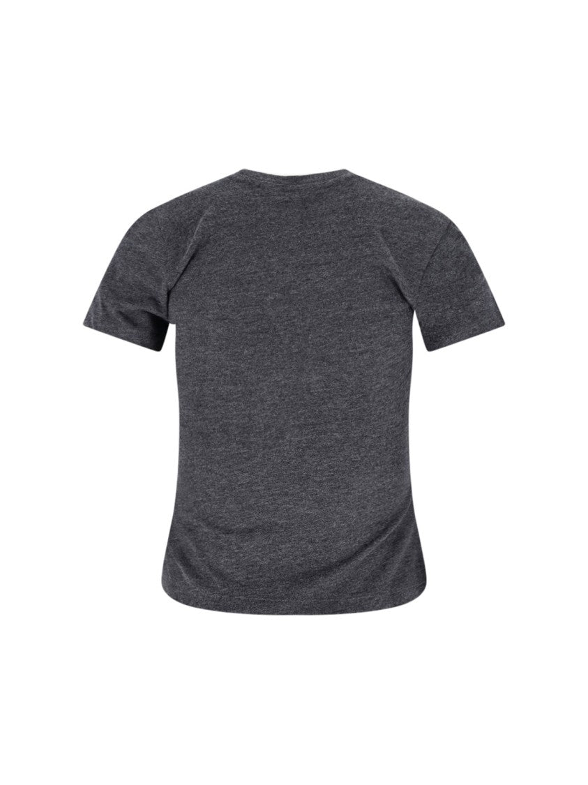 Alexander Wang "Black Burnout" T-Shirt – Grey