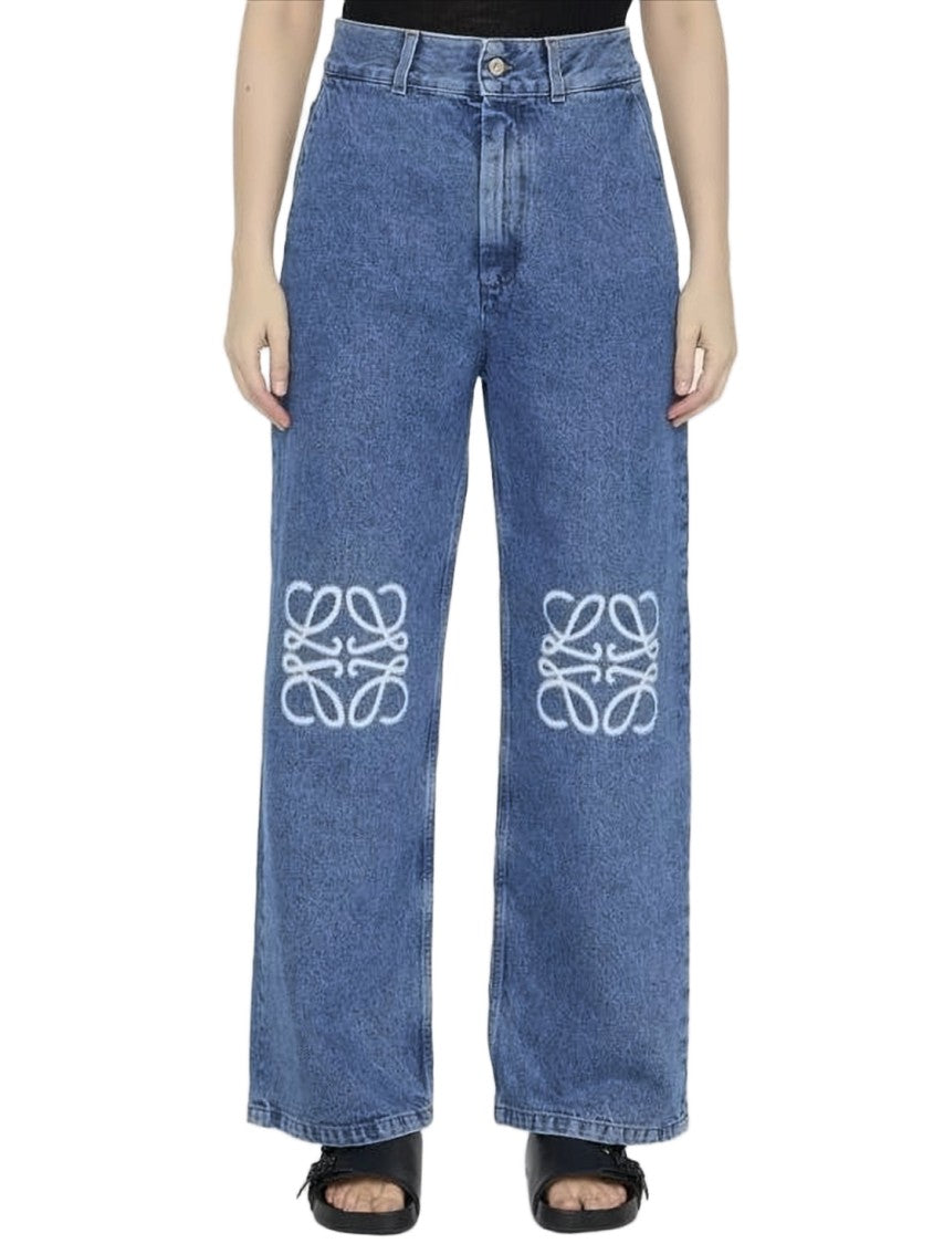 Loewe Relaxed Wide-Leg Denim Pants