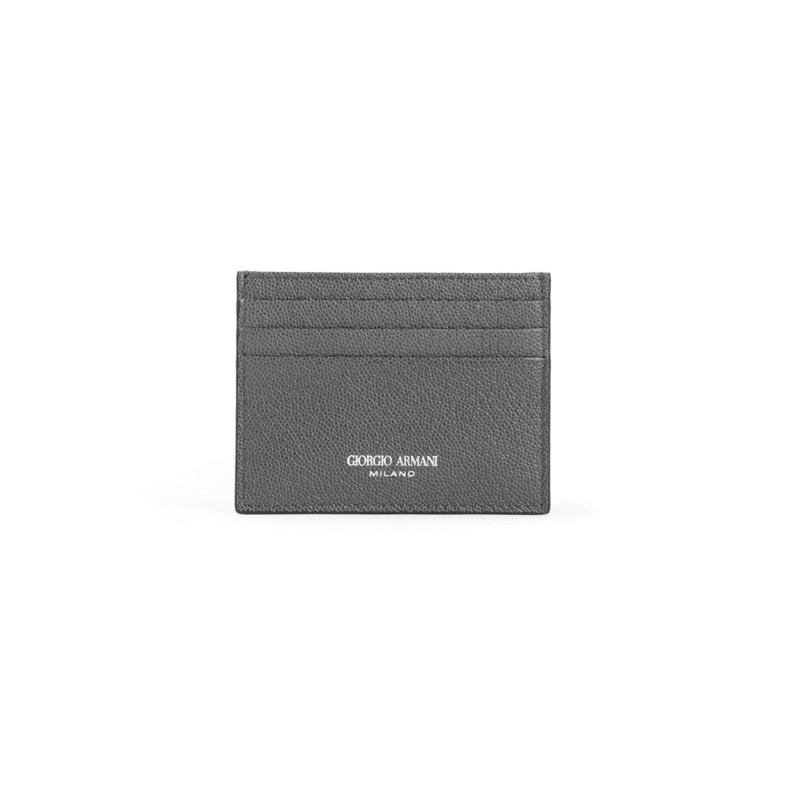 Giorgio Armani Calf Leather Credit Card Holder