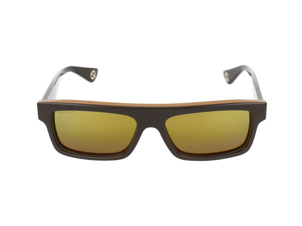 Gucci Sunglasses Gg1616s 002 Brown Brown Gold 57/16/145