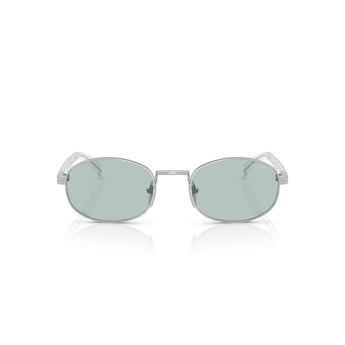 Prada 0Pr B53s Rectangular Steel Sunglasses