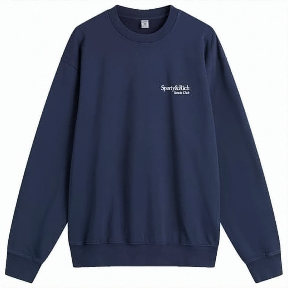 Sporty And Rich Long-Sleeved Crewneck Sweatshirt