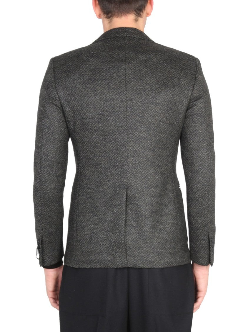 Tonello Tailored Fit Grey Single-Breasted Blazer
