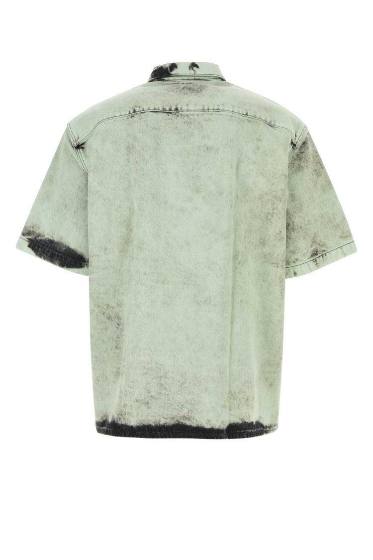Oamc Tie-Dye Denim Oversize Shirt