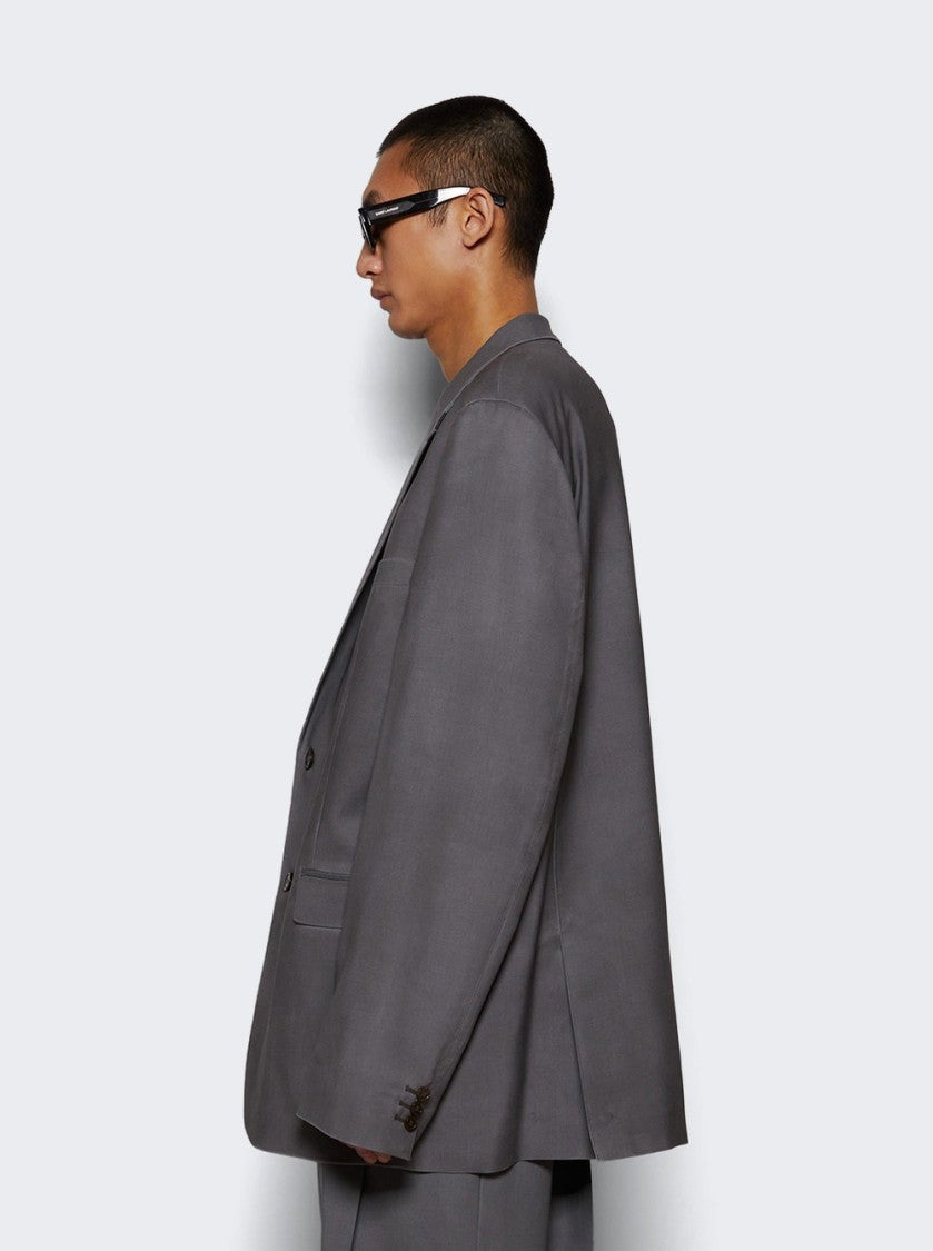 Maison Margiela Mohair Wool Blazer - Medium Grey