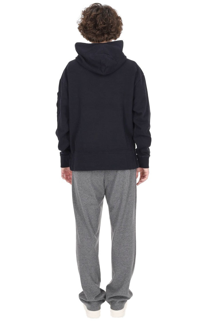C.P. Company Brushed Cotton Hoodie With Iconic Lens Detail