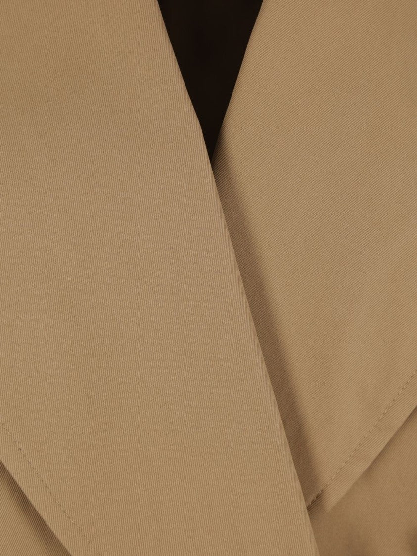 Dries Van Noten Camel Bosea Cotton Twill Double-Breasted Jacket