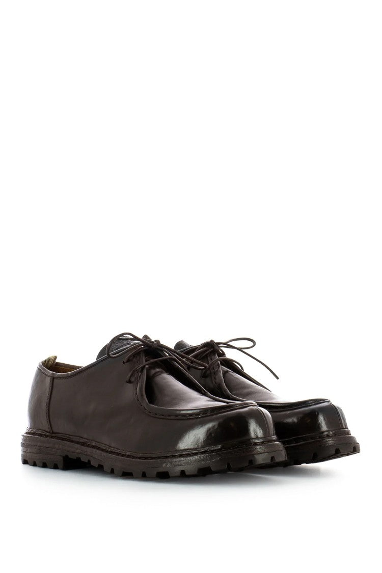 Officine Creative Leather Lace-Up Shoes With Leather Sole