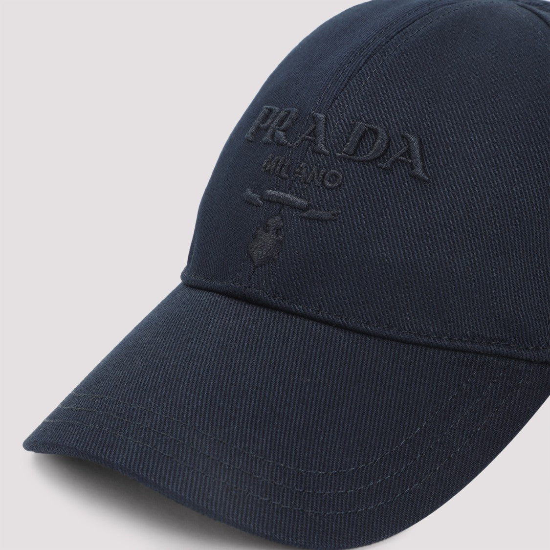 Prada Structured Breathable Cotton Cap