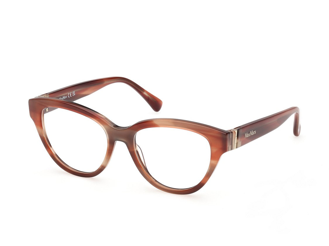Max Mara Tortoiseshell Mm5230 Bold Cat-Eye Acetate Eyeglasses