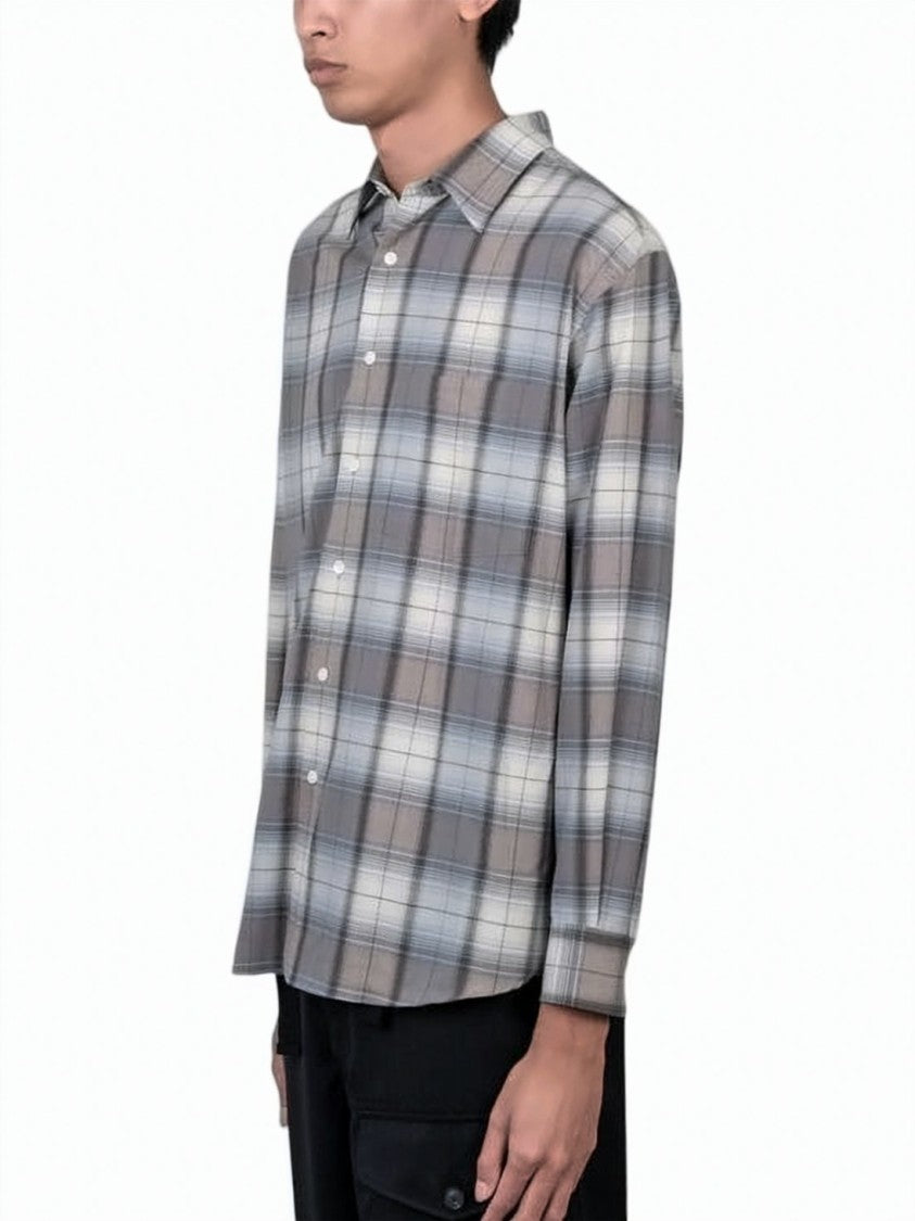 Auralee Wool Long-Sleeve Shirt