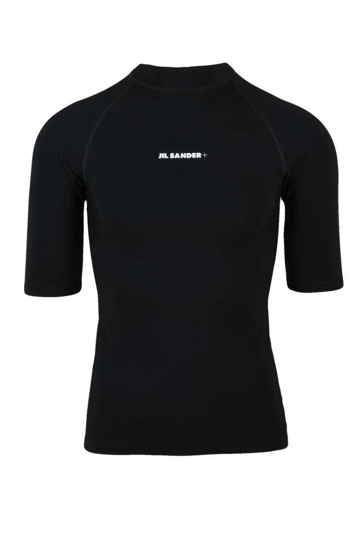 Jil Sander Technical Fabric T-Shirt - Black