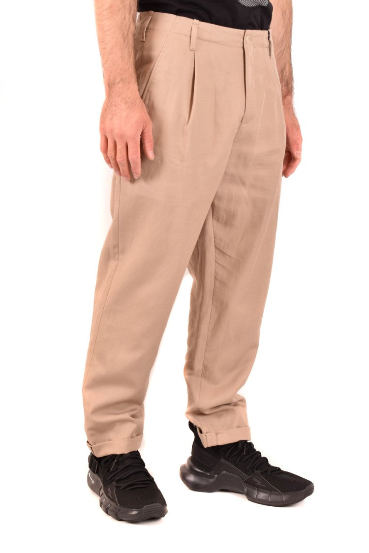 Neil Barrett Sky Trousers With Pleated Front