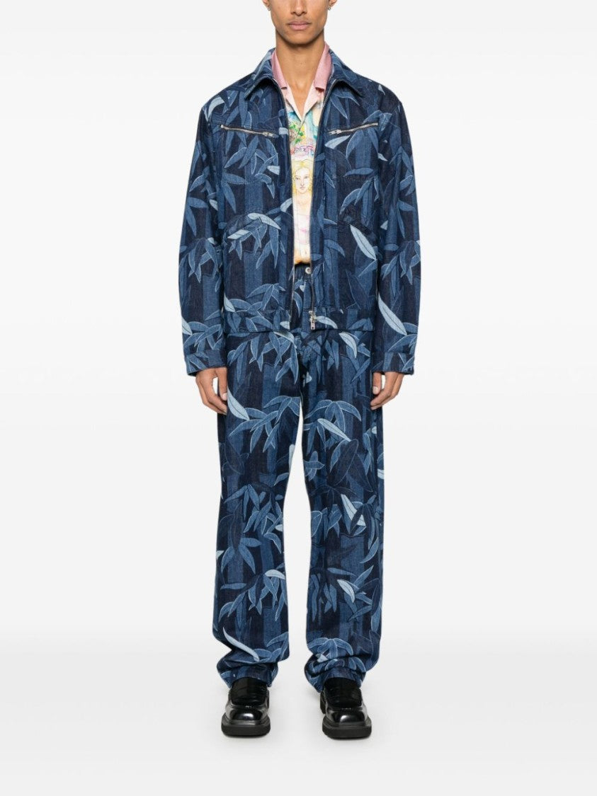 Kenzo Indigo Blue Trousers