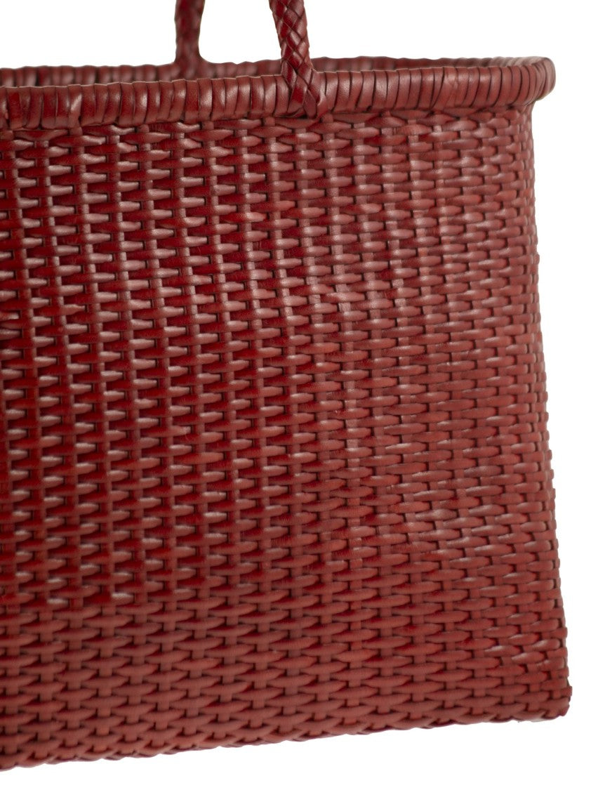Dragon Weave - Braided Leather Bag L