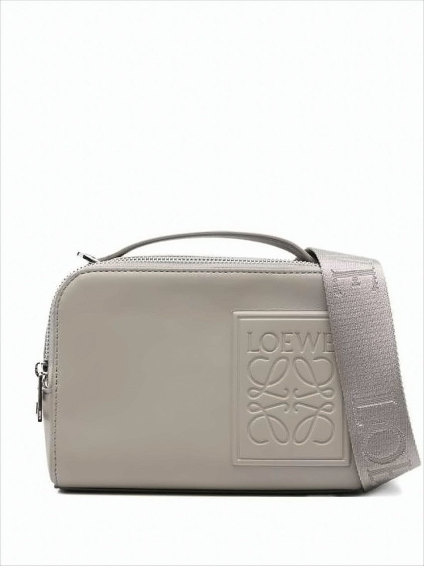 Loewe Embossed Calf Leather Shoulder Bag