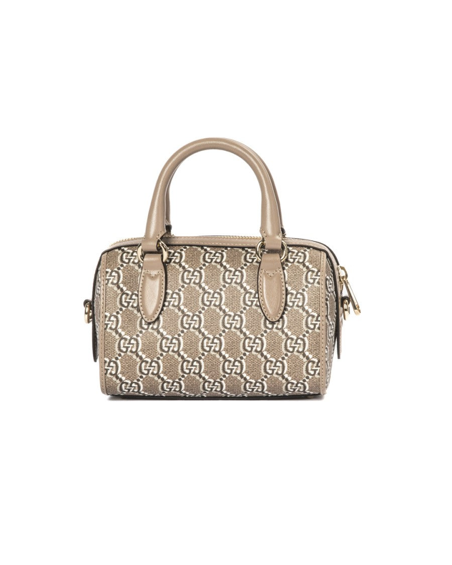 Gucci Mini Boston Bag In Signature Gg Supreme
