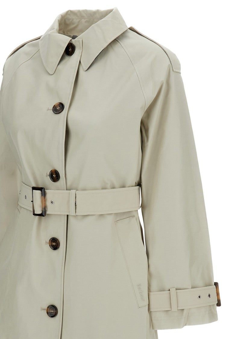 Barbour Maia Beige Showerproof Trench Jacket