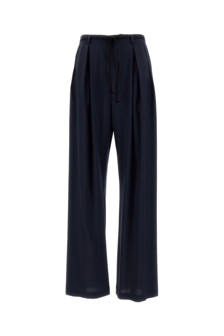 Barena Wide-Leg Trousers With Front Pleats
