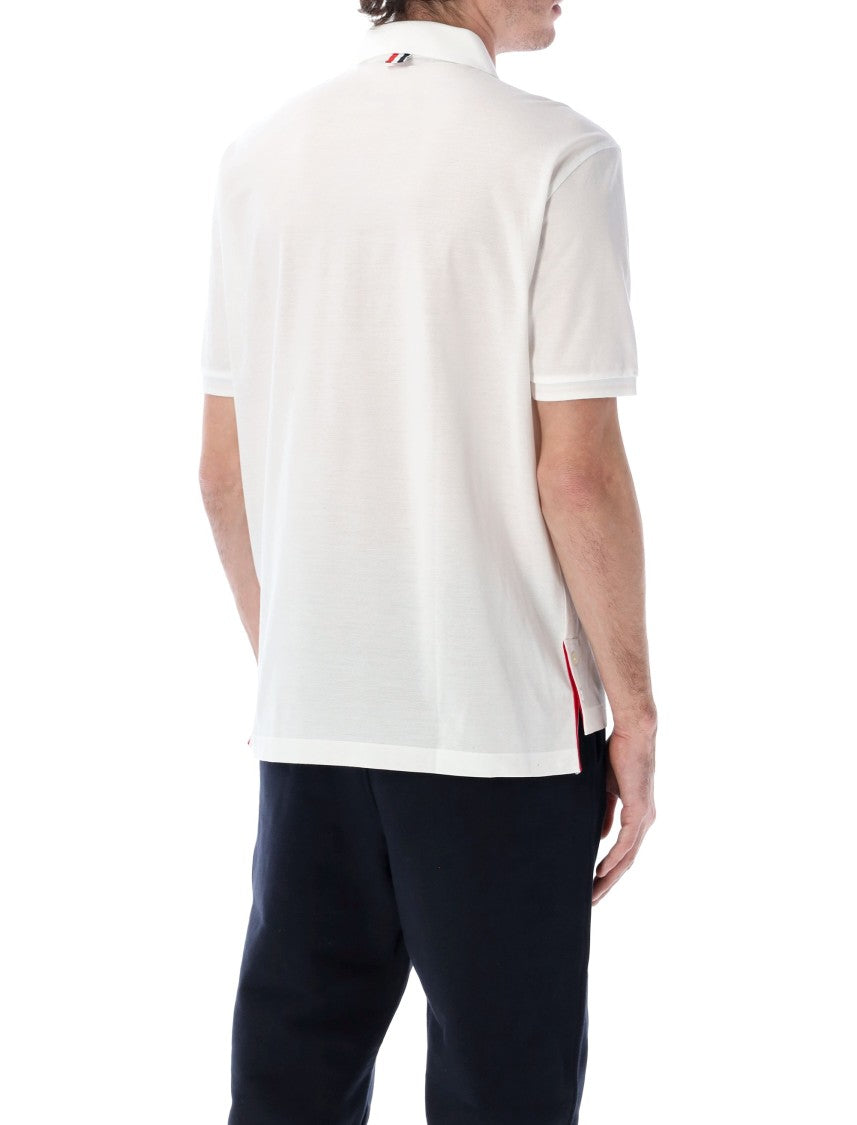 Thom Browne Mercerized Piqué Polo