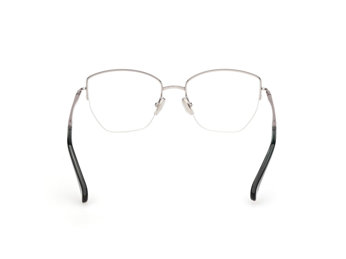 Max Mara Dark Green Mm5234 Geometric Metal Eyeglasses