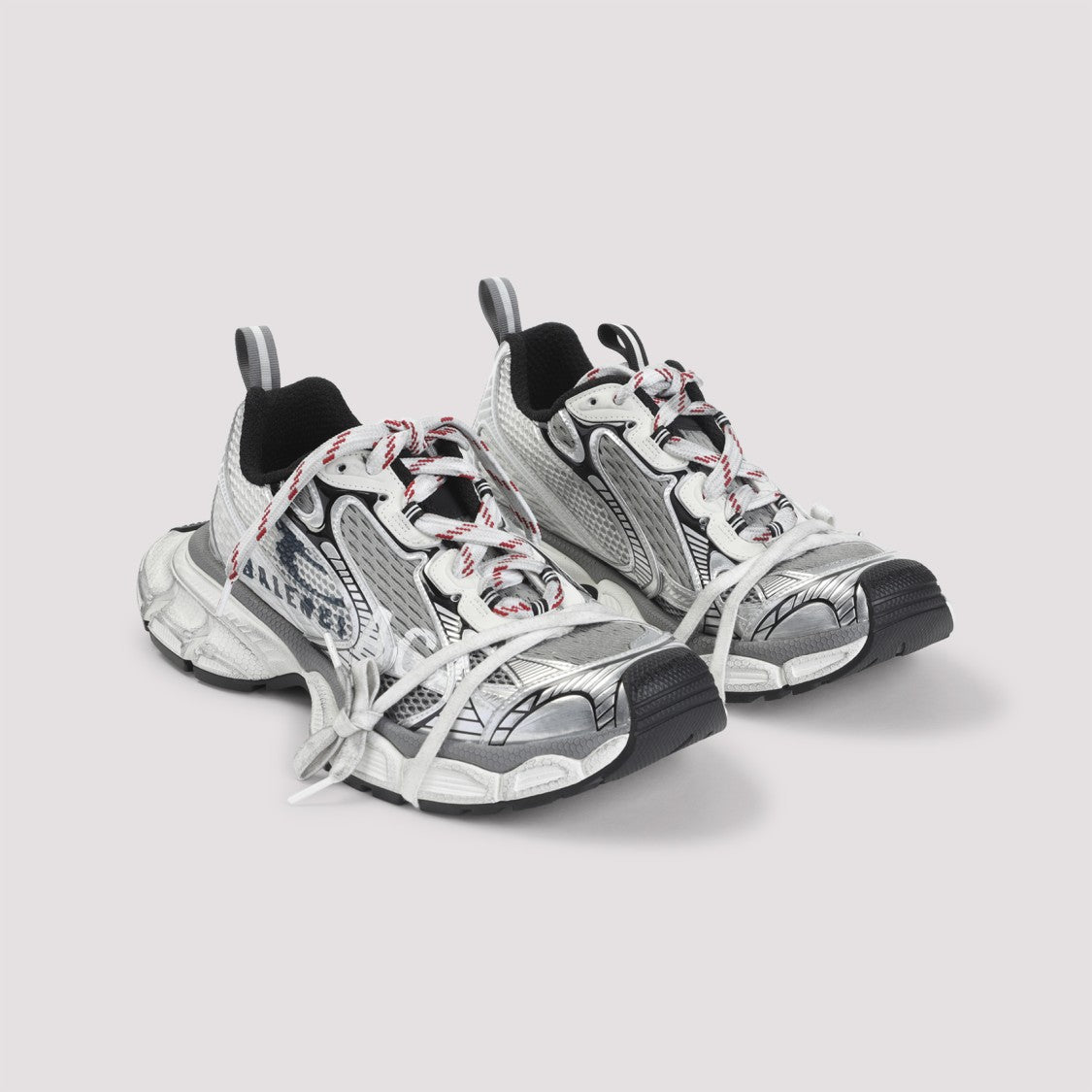 Balenciaga Futuristic Chunky Sneakers With Innovative Lacing System