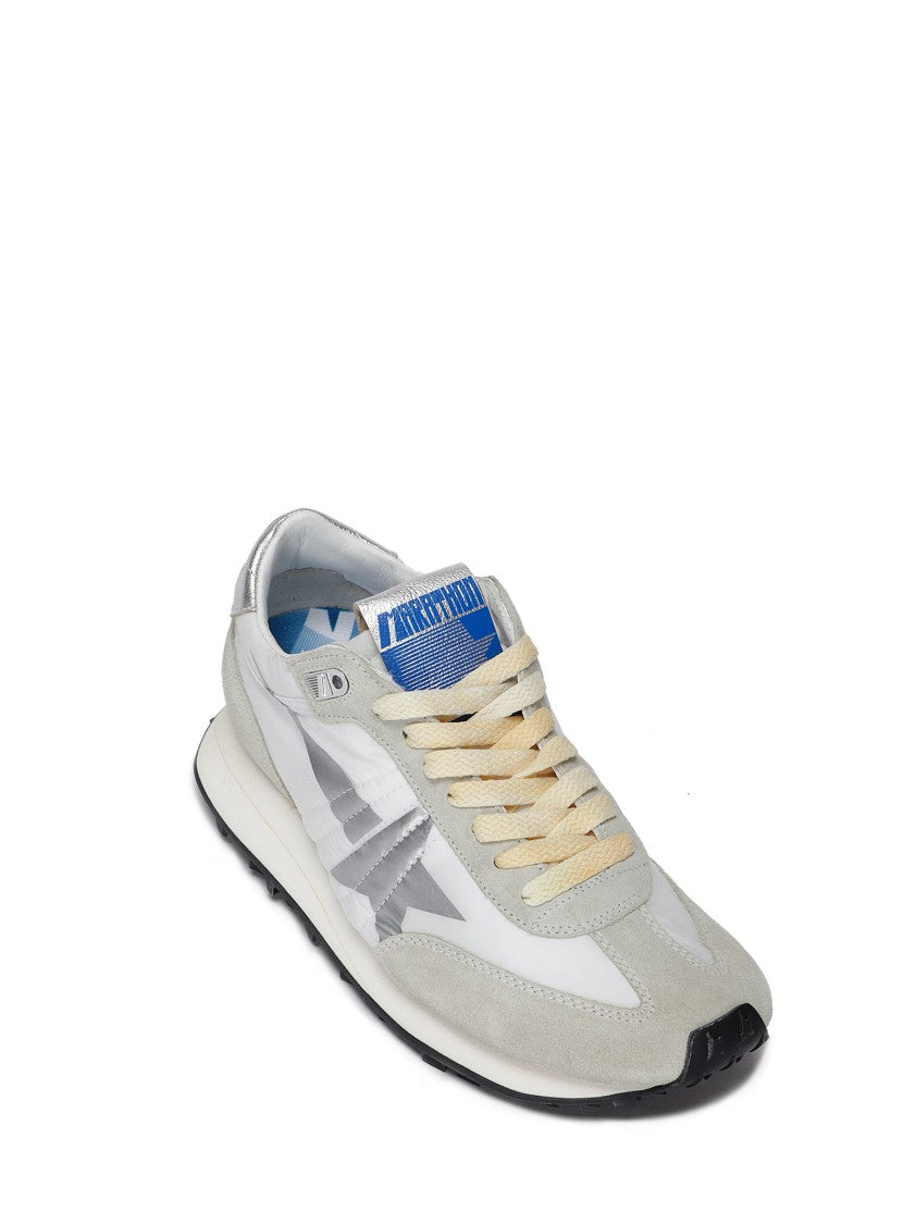 Golden Goose Nylon Sneakers With Beige Suede Inserts