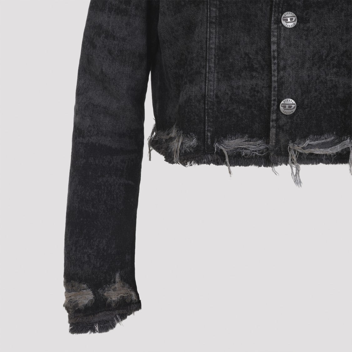 Diesel Grey Cotton De-Graffy Jacket