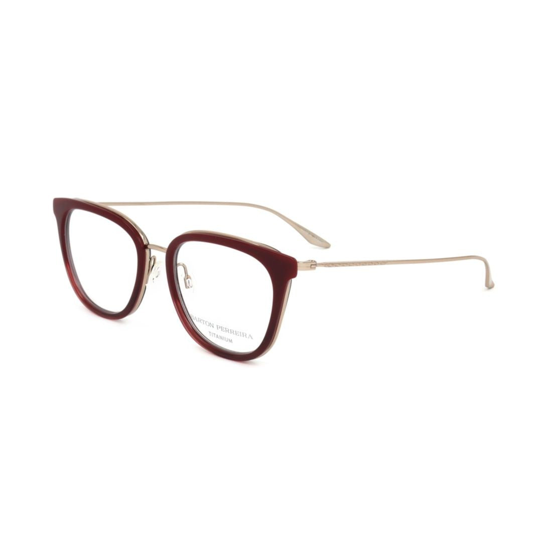 Barton Perreira Bp5091 521Sr Cat-Eye Eyeglasses With Burgundy Frame