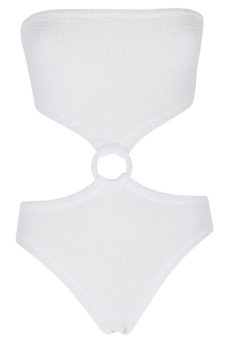 Hunza G Jerry One-Piece Swimsuit - White
