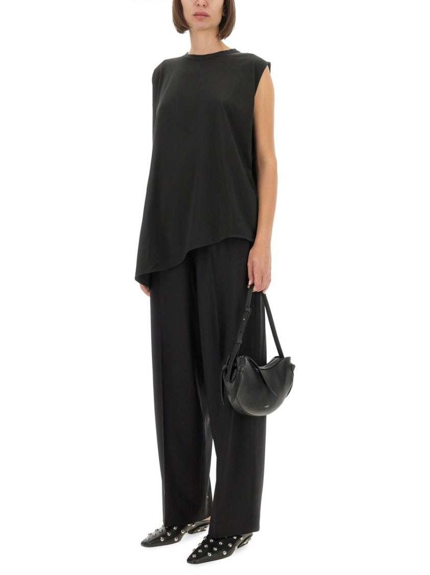 Fabiana Filippi Relaxed High-Waisted Wide-Leg Pants