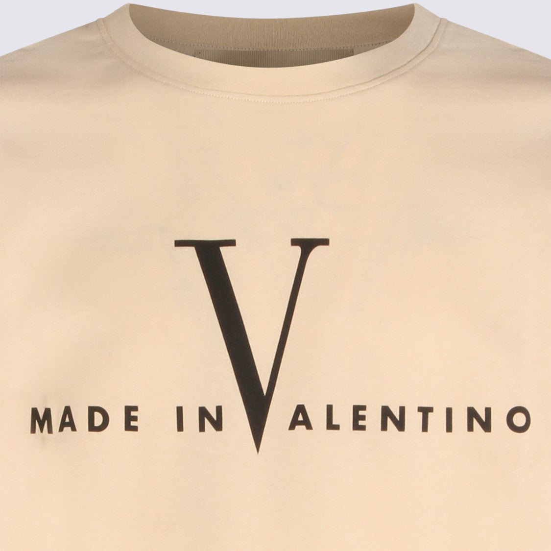 Valentino Beige Cotton T-Shirt