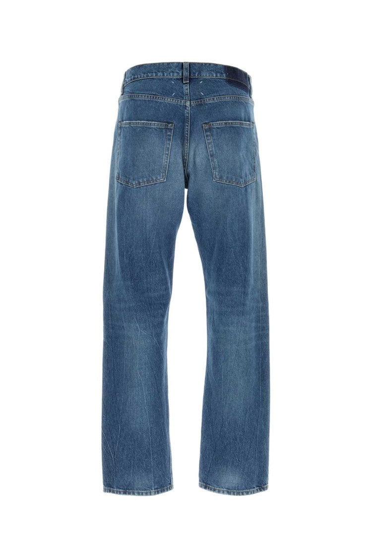 Maison Margiela Classic Five-Pocket Denim Jeans With Subtle Distressing