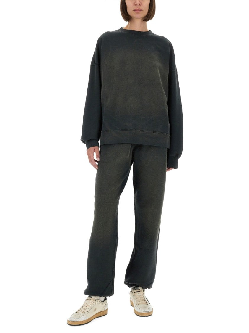 Golden Goose Black Jogging Pants With Subtle Gradient