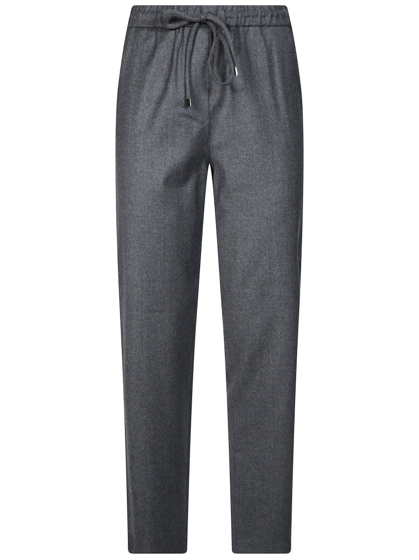 Antonelli Firenze Taralluccio Tailored Dark Grey Wool Jogging Pants