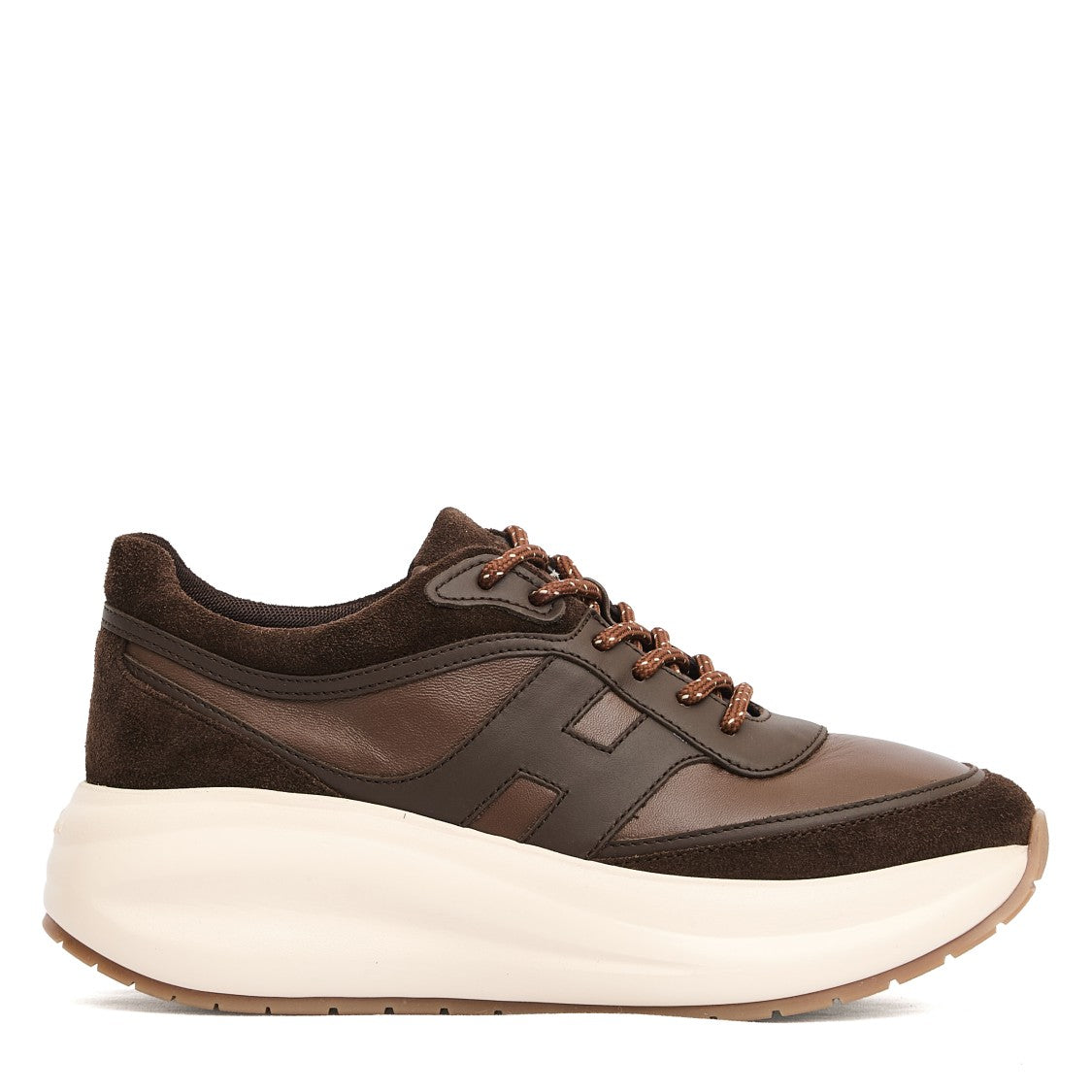 Hogan H696 Cam Brown Running Sneakers