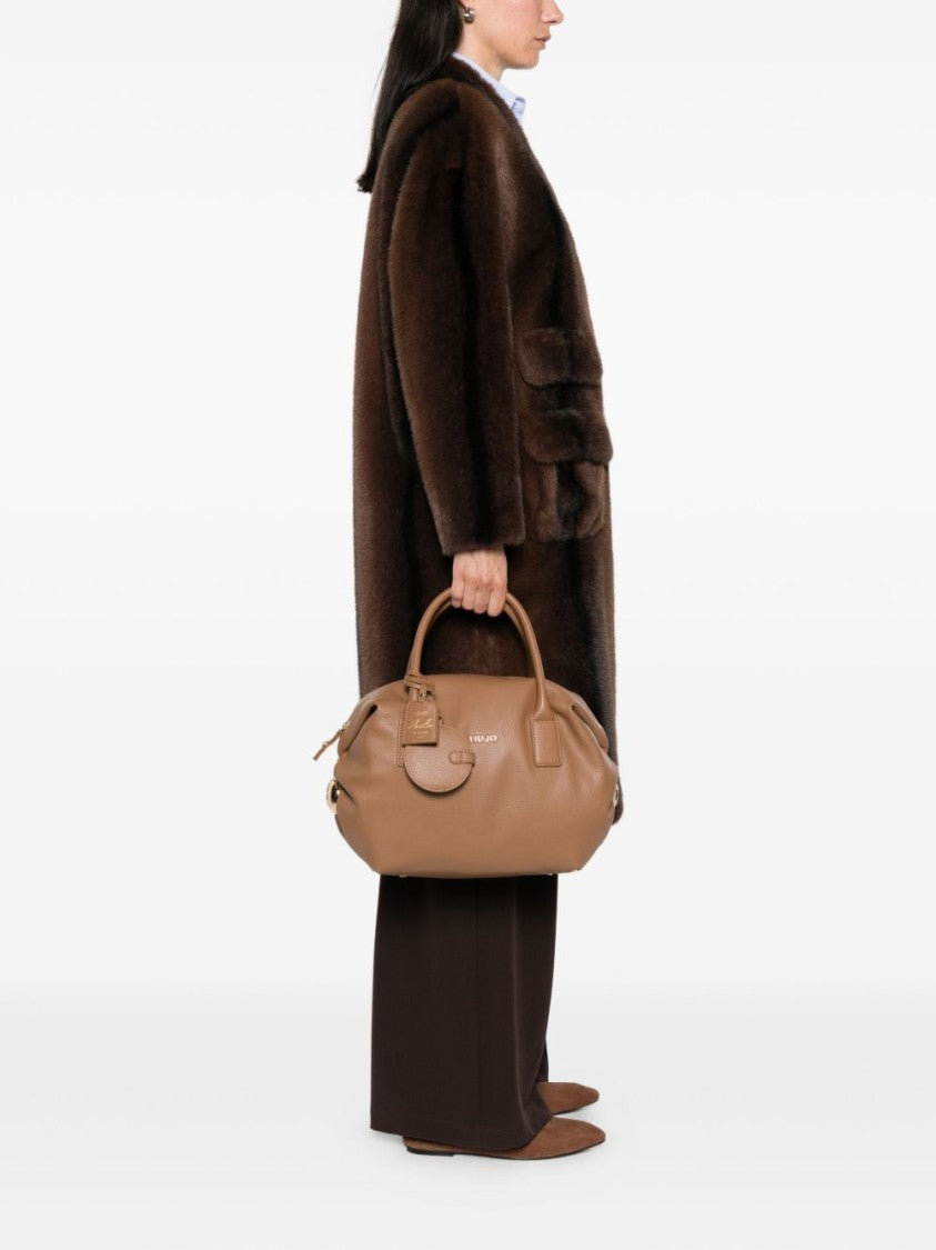 Liu Jo Soft Pebbled Handbag With Dual Handles