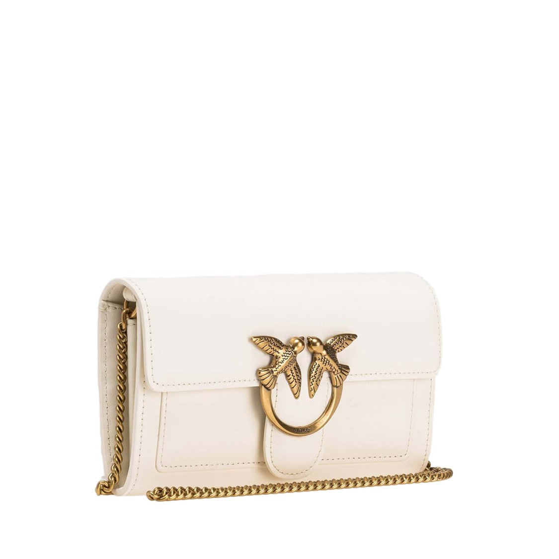 Pinko Flap Closure Leather Wallet