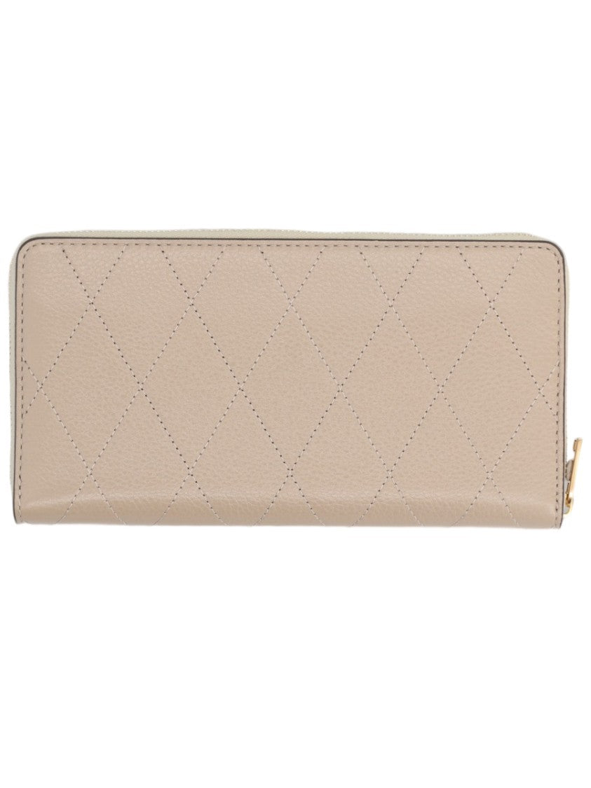 Tory Burch Charlie Quilted Cow Leather Continental Wallet