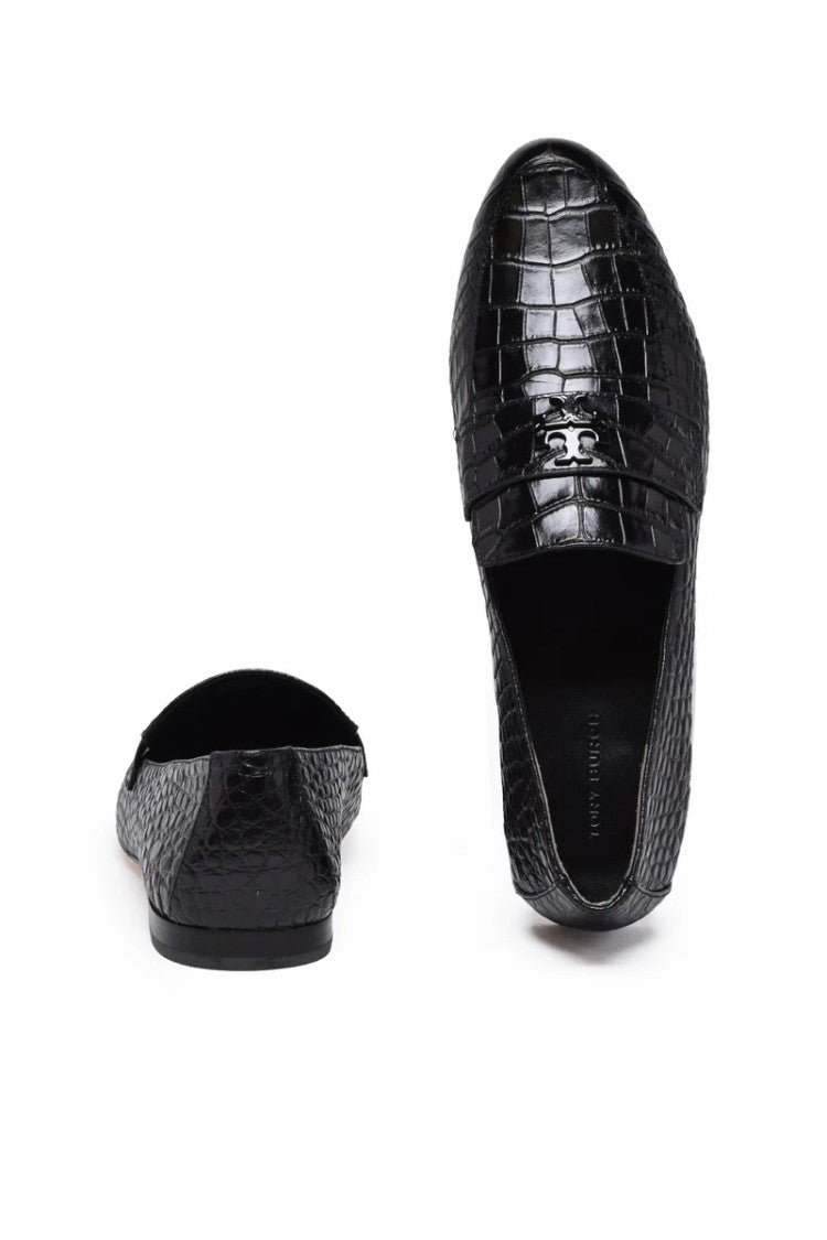 Tory Burch Leather Loafers - Black