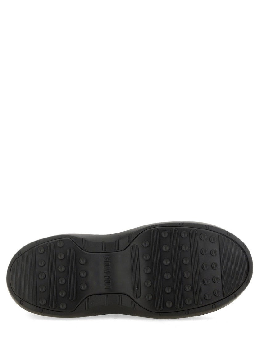 Moon Boot Low Ankle Black Boot With Streamlined Silhouette