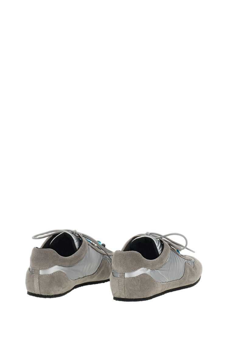 Cecilie Bahnsen Low-Top Paneled Sneakers With Decorative Beaded Laces