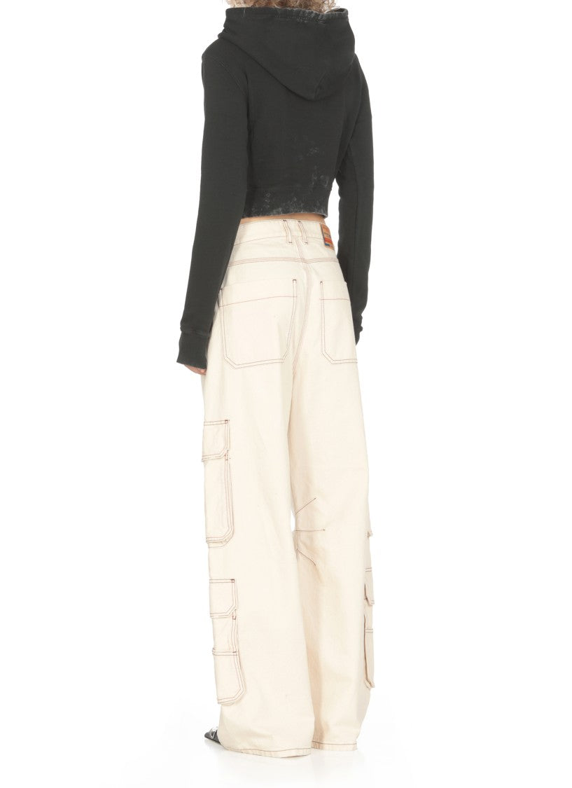 Diesel Black F-Slimmy-Hood-P5 Hoodie