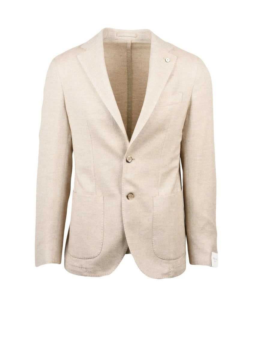 L.B.M. 1911 Round Blazer With Button Closure And Unlined Interior