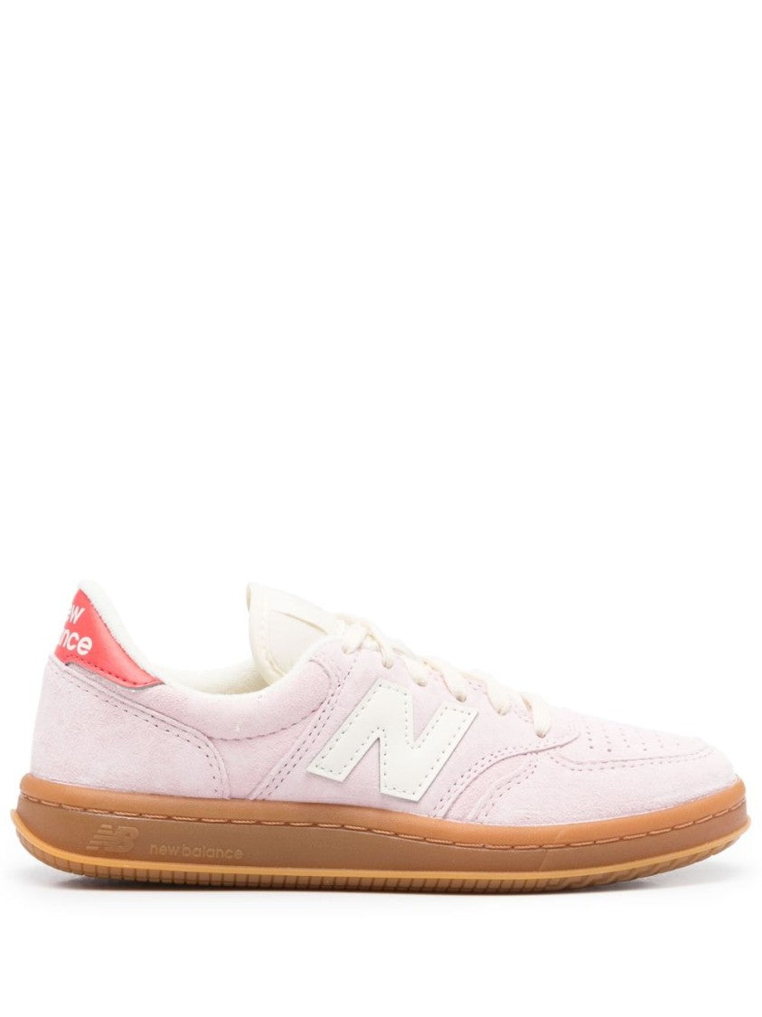New Balance Low-Profile Suede Sneakers With Perforated Detailing
