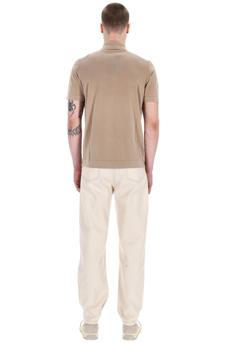 Drumohr Frosted Superlight Cotton Polo