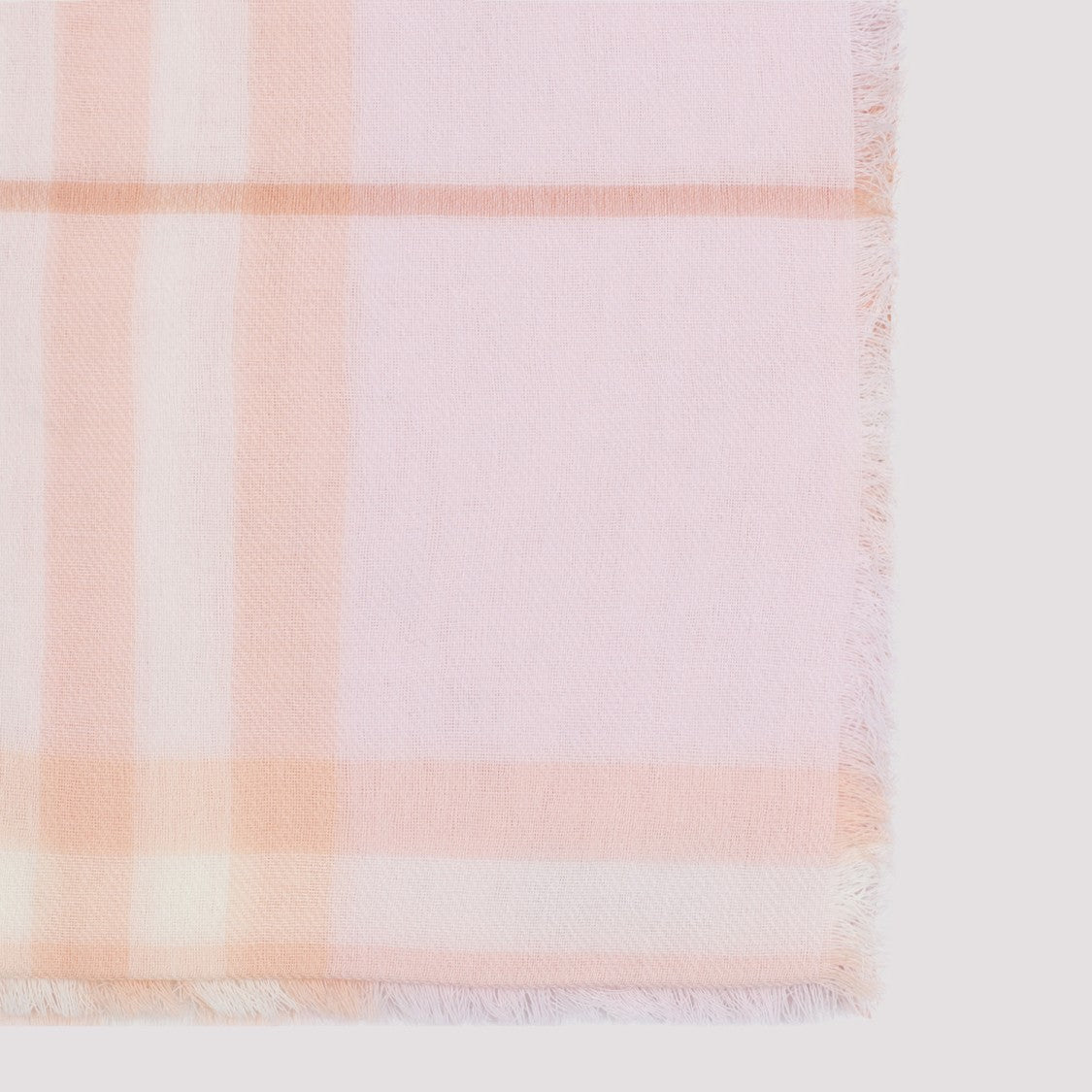 Burberry Cameo Pink Wool Scarf