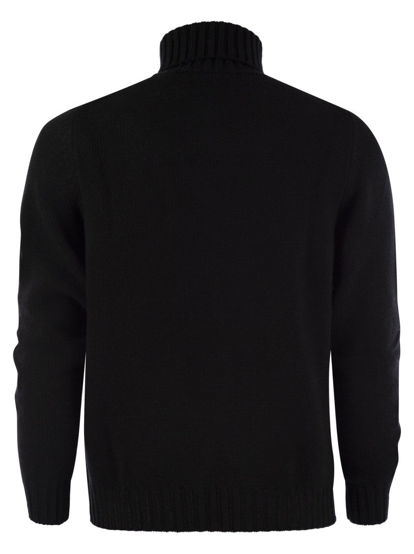 Fedeli Wool And Cashmere Turtleneck Jumper