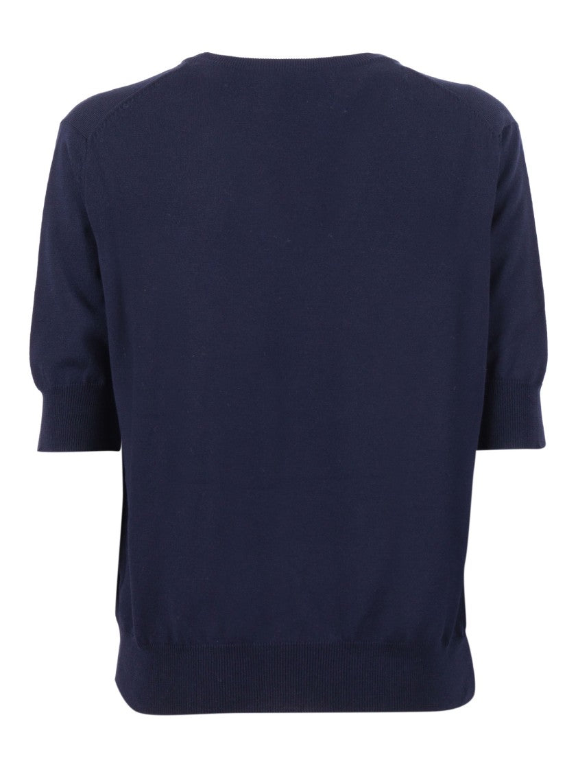 Kangra Cashmere Regular Fit Ribbed Hem Top