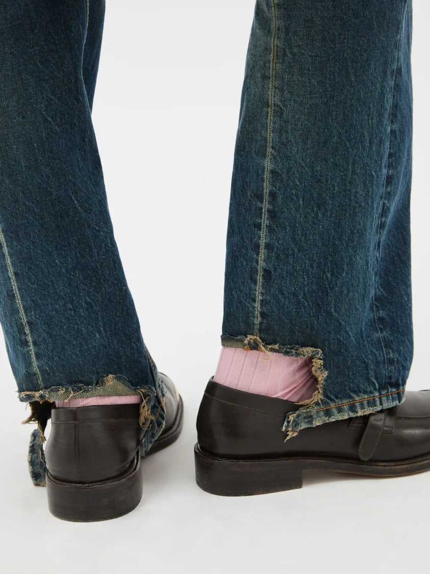 Versace Blue Medusa Accessory Denim Jeans